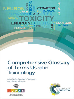 cover image of Comprehensive Glossary of Terms Used in Toxicology